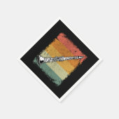 ヴィンテージクラリネットプレーヤー音楽クラリネットギフト スタンダードカクテルナプキン (角)