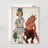 ヴィンテージクランパスアンドガール ポストカード (正面/裏面)