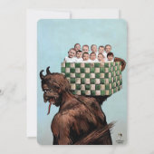 ヴィンテージクランパスカスタマイズ可能パーティの招待状 招待状 (裏面)