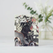 ヴィンテージクランパスクリスマスポストカード ポストカード (スタンド正面)