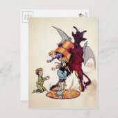 ヴィンテージクランパスデビル ポストカード (正面/裏面)