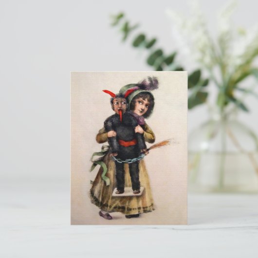 ヴィンテージクランパスドール ポストカード (スタンド正面)