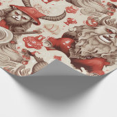 ヴィンテージクランパスパターン ラッピングペーパー (角)