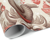 ヴィンテージクランパスパターン ラッピングペーパー (ロールコーナー)