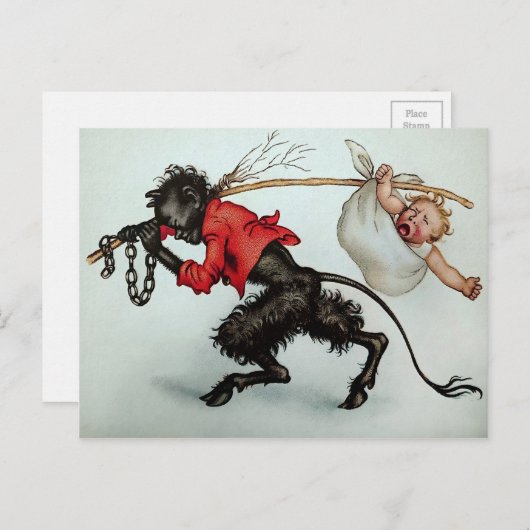ヴィンテージクランプスがベビーを盗む ポストカード (正面/裏面)