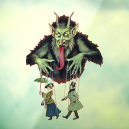 ヴィンテージクランプスクリスマスウィンドウスキル ウィンドウサイン