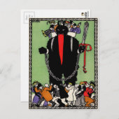 ヴィンテージクランプスデビルはがき ポストカード (正面/裏面)