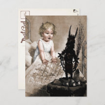 ヴィンテージクランプス玩具はがき