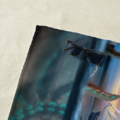 ヴィンテージクラーケン海の怪物 ビーチタオル (インサイチュ)