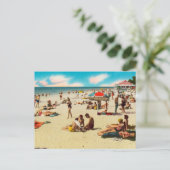 ヴィンテージクリアウォータービーチ、フロリダ旅行はがき ポストカード (スタンド正面)