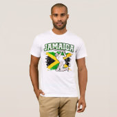 ヴィンテージクリケットジャマイカ国旗 Tシャツ (正面フル)