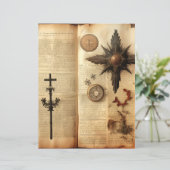 ヴィンテージクリスチャンエフェラスクラップブック紙 (スタンド正面)