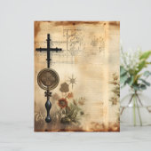 ヴィンテージクリスチャンエフェラスクラップブック紙 (スタンド正面)