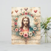 ヴィンテージクリスチャンヴァレンティススクラップブック紙 (スタンド正面)