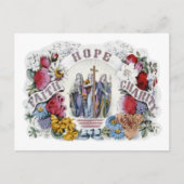 ヴィンテージクリスチャン芸術信仰ホープ慈善団体1874 ポストカード (正面)