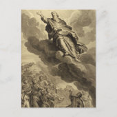 ヴィンテージクリスチャン・エノクが神と歩む ポストカード (正面)