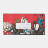 ヴィンテージクリスティアーニ・ブラザーズ・サーカス・ポスター デスクマット (キーボード&マウス)