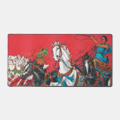 ヴィンテージクリスティアーニ・ブラザーズ・サーカス・ポスター デスクマット (正面)