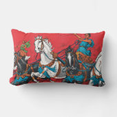 ヴィンテージクリスティアーニ・ブラザーズ・サーカス・ポスター ランバークッション (正面)