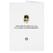 ヴィンテージクリスティガール、アンティークブライダルポートレート (裏面)