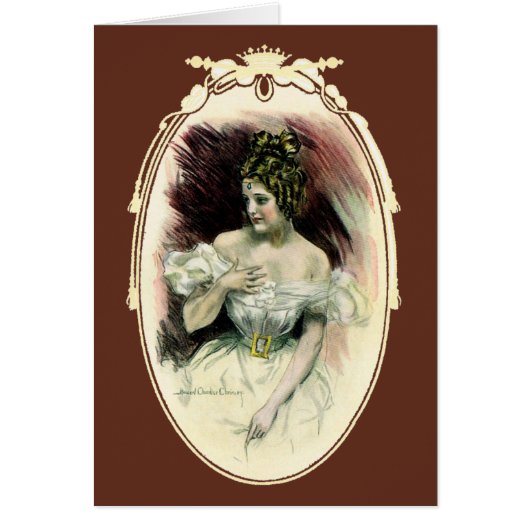 ヴィンテージクリスティガール、アンティークブライダルポートレート (正面)