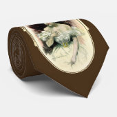 ヴィンテージクリスティガール、アンティークブライダルポートレート ネクタイ (ロール)