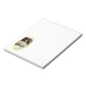 ヴィンテージクリスティガール、アンティークブライダルポートレート ノートパッド (回転)