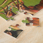 ヴィンテージクリストブラザーズ野獣サーカスのポスター ジグソーパズル (側面)