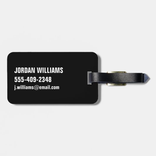 ヴィンテージクリストブラザーズ野獣サーカスのポスター ラゲッジタグ (裏面横)