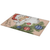 ヴィンテージクリスマスこんにちは!サンタすてきクロース カッティングボード (角)