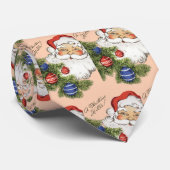 ヴィンテージクリスマスこんにちは!サンタすてきクロース ネクタイ (ロール)