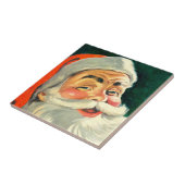 ヴィンテージクリスマスすてき、レトロ50のサンタクロース タイル (側面)