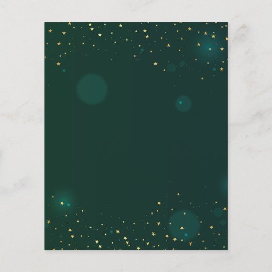 ヴィンテージクリスマスそり、ミストレトウスノーフレーク (裏面)