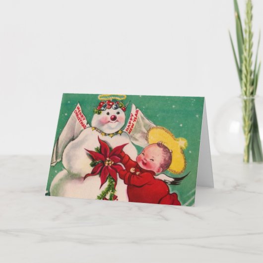 ヴィンテージクリスマスと年賀状 シーズンカード (正面)