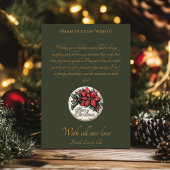 ヴィンテージクリスマスと雪だるまとフェスティバルヴィレッジ 招待状