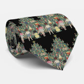 ヴィンテージクリスマスのまわりにの子飾どもの木 ネクタイ (ロール)