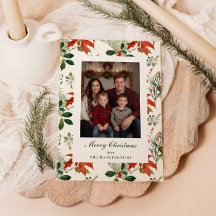 ヴィンテージクリスマスのグリーン柄