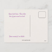 ヴィンテージクリスマスの子供たちの栗 シーズンポストカード (裏面)