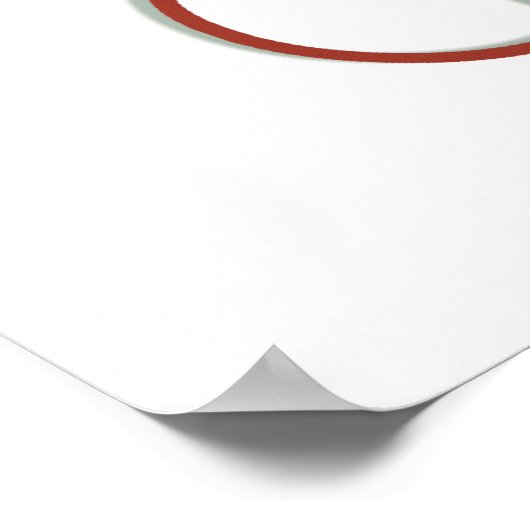 ヴィンテージクリスマスの子供とケルブ ポスター (角)