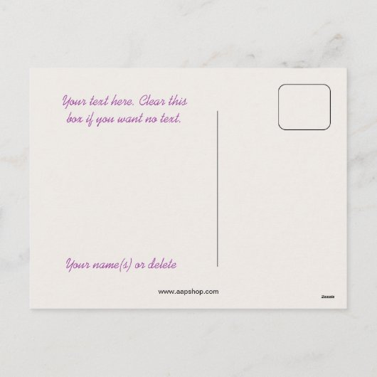 ヴィンテージクリスマスの子供の花の木 シーズンポストカード (裏面)