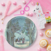 ヴィンテージクリスマスの宗教場面パーティー ペーパープレート (パーティー)