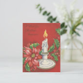 ヴィンテージクリスマスの幸せ シーズンポストカード (スタンド正面)