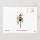 ヴィンテージクリスマスの町はがき シーズンポストカード (裏面)