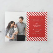 ヴィンテージクリスマスの素朴な納屋 カード (内部)