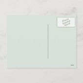 ヴィンテージクリスマスの緑 シーズンポストカード (裏面)