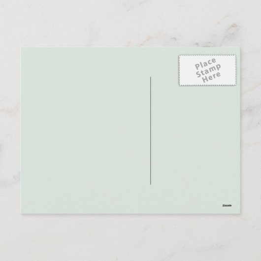 ヴィンテージクリスマスの緑 シーズンポストカード (裏面)