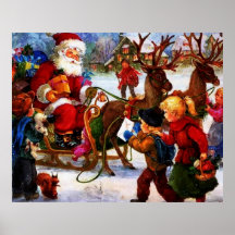 ヴィンテージクリスマスの美しい絵画
