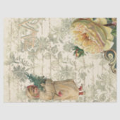 ヴィンテージクリスマスの自転車への憧れデコパージュクラフト 薄葉紙 (正面)