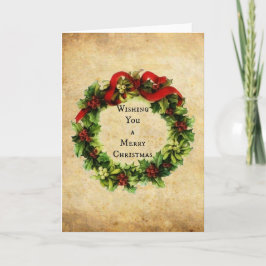 ヴィンテージクリスマスの願い シーズンカード