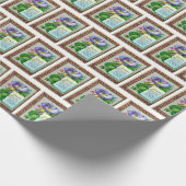 ヴィンテージクリスマスの願い ラッピングペーパー (角)